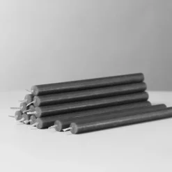 STOFF Nagel kaarsen 12-pack, Antraciet< Kaarsen