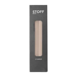 STOFF Nagel kaarsen 12-pack, Beige< Kaarsen