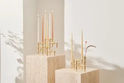STOFF Nagel kandelaar, messing< Kandelaars