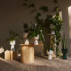 Iittala Nappula bloempot Ø15.5 cm h23 cm, Beige< Bloempotten