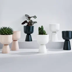 Iittala Nappula bloempot Ø15.5 cm h23 cm, Beige< Bloempotten