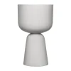 Iittala Nappula bloempot Ø15 cm h26 cm, Lichtgrijs< Bloempotten