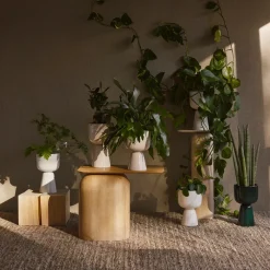 Iittala Nappula bloempot Ø15 cm h26 cm, Beige< Bloempotten