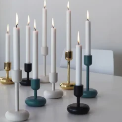 Iittala Nappula kaarsenhouder wit, groot 183mm< Kandelaars
