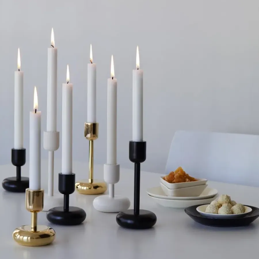 Iittala Nappula kaarsenhouder wit, groot 183mm< Kandelaars