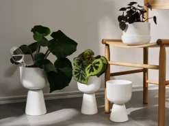 Iittala Nappula pot h32 cm Ø19 cm, Wit< Bloempotten
