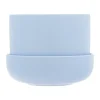 Iittala Nappula pot met schotel Ø17 cm h13 cm, Aqua< Bloempotten