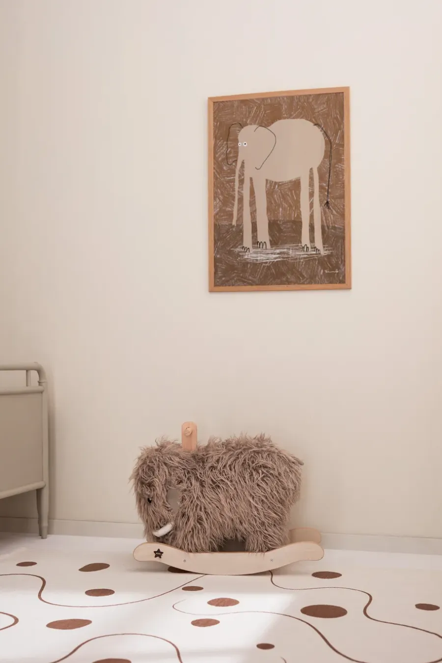 Kid's Concept Neo schommelpaard mammoet, Grijs< Kinderkamer Interieuraccessoires|Kinderkamer Interieuraccessoires