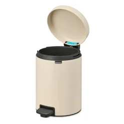 Brabantia New Icon pedaalemmer 5 liter, Soft beige< Pedaalemmers