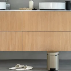 Brabantia New Icon pedaalemmer 3 liter, Metallic Gold< Pedaalemmers