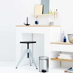 Brabantia New Icon pedaalemmer 3 liter, mat staal< Pedaalemmers