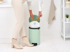 Brabantia New Icon pedaalemmer 12 liter, Jade Green< Pedaalemmers