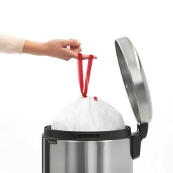 Brabantia New Icon pedaalemmer 20 liter, Matt steel fingerprint proof< Pedaalemmers