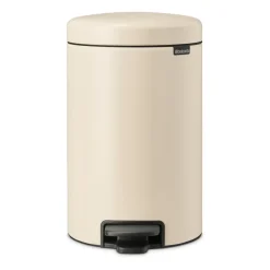 Brabantia New Icon pedaalemmer 12 liter, Soft beige< Pedaalemmers