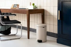 Brabantia New Icon pedaalemmer 12 liter, Soft beige< Pedaalemmers