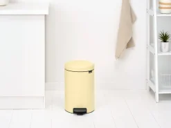 Brabantia New Icon pedaalemmer 12 liter, Mellow Yellow< Pedaalemmers