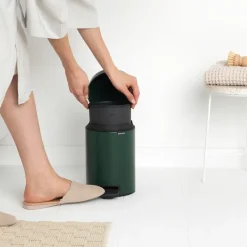Brabantia New Icon pedaalemmer 3 liter, Pine green< Pedaalemmers
