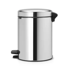 Brabantia New Icon pedaalemmer 5 liter, staal - glanzend< Pedaalemmers