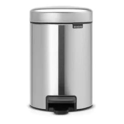 Brabantia New Icon pedaalemmer 3 liter, Matt steel fingerprint proof< Pedaalemmers