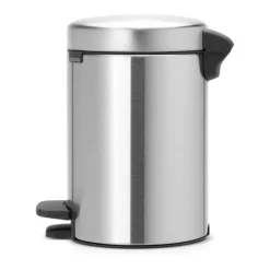 Brabantia New Icon pedaalemmer 3 liter, Matt steel fingerprint proof< Pedaalemmers