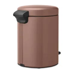 Brabantia New Icon pedaalemmer 5 liter, Satin Taupe< Pedaalemmers