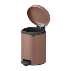 Brabantia New Icon pedaalemmer 5 liter, Satin Taupe< Pedaalemmers