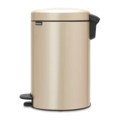 Brabantia New Icon pedaalemmer 12 liter, Metallic Gold< Pedaalemmers