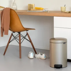 Brabantia New Icon pedaalemmer 12 liter, Metallic Gold< Pedaalemmers