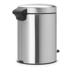 Brabantia New Icon pedaalemmer 5 liter, Matt steel fingerprint proof< Pedaalemmers