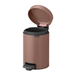 Brabantia New Icon pedaalemmer 3 liter, Satin Taupe< Pedaalemmers