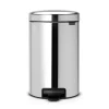 Brabantia New Icon pedaalemmer 12 liter, staal - glanzend< Pedaalemmers
