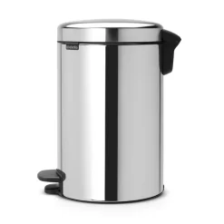 Brabantia New Icon pedaalemmer 12 liter, staal - glanzend< Pedaalemmers