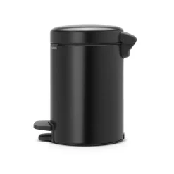 Brabantia New Icon pedaalemmer 3 liter, mat zwart< Pedaalemmers