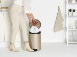 Brabantia New Icon pedaalemmer 20 liter, Metallic Gold< Pedaalemmers