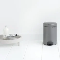 Brabantia New Icon pedaalemmer 3 liter, platina< Pedaalemmers