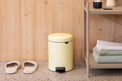 Brabantia New Icon pedaalemmer 5 liter, Mellow Yellow< Pedaalemmers