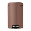 Brabantia New Icon pedaalemmer 12 liter, Satin Taupe< Pedaalemmers