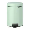 Brabantia New Icon pedaalemmer 5 liter, Jade Green< Pedaalemmers
