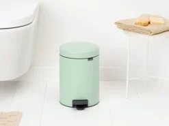 Brabantia New Icon pedaalemmer 5 liter, Jade Green< Pedaalemmers