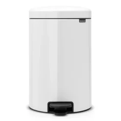 Brabantia New Icon pedaalemmer 20 liter, wit< Pedaalemmers