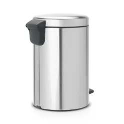Brabantia New Icon pedaalemmer 12 liter, mat staal (vingerafdruk bestendig)< Pedaalemmers