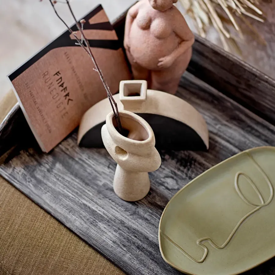 Bloomingville Ngan dienblad 18,5x30 cm, Groen< Decoratieve Accessoires|Decoratieve Dienbladen