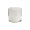 Olsson & Jensen Nilla waxinelichthouder 10 cm, Wit< Kaarsenhouders & Kaarsenborden
