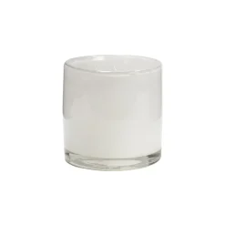 Olsson & Jensen Nilla waxinelichthouder 10 cm, Wit< Kaarsenhouders & Kaarsenborden