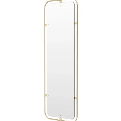 Audo Copenhagen Nimbus spiegel rechthoekig, Polished brass< Wandspiegels