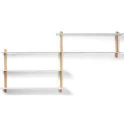 Gejst Nivo plank B, Licht eikenhout-wit< Planken & Planksystemen