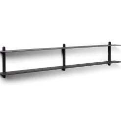 Gejst Nivo plank C, Zwartgebeitst essenhout-zwart< Planken & Planksystemen