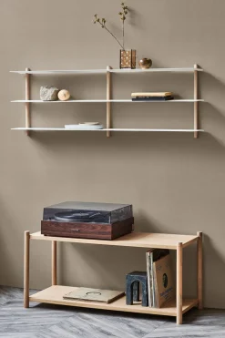 Gejst Nivo wandrek D, Licht eiken-wit< Planken & Planksystemen
