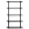 Gejst Nivo wandrek E large, Zwartgebeitst essen-zwart< Planken & Planksystemen