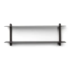 Gejst Nivo wandrek F, Zwartgebeitst essen-zwart< Planken & Planksystemen
